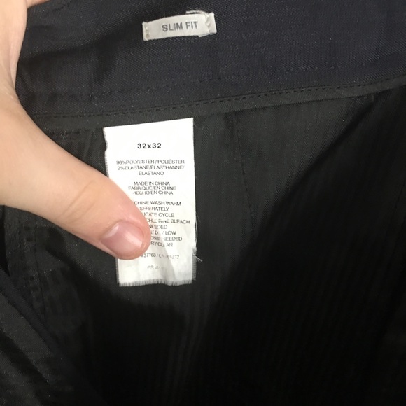 Men’s Perry Ellis Portfolio Dress Pants Slim Fit 32x32 - Picture 3 of 3